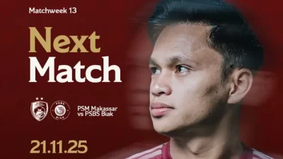 Jadwal Siaran Langsung PSBS Biak vs PSM Makassar Sore Ini