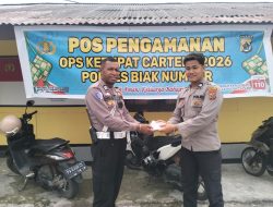 Sidokkes Polres Biak Cek Kesehatan Personel Ketupat